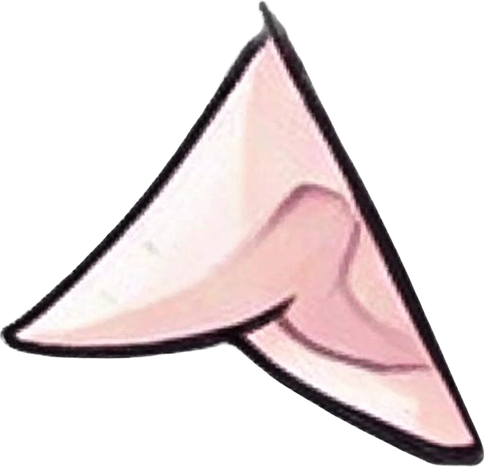 Left Pointed Elf Ear — separated layer