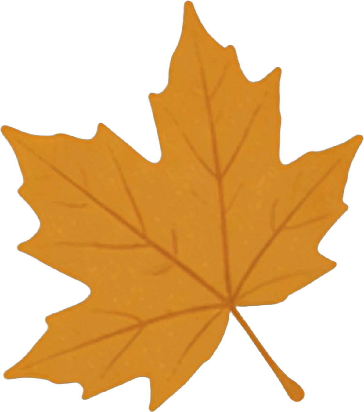 Yellow maple leaf (top left)