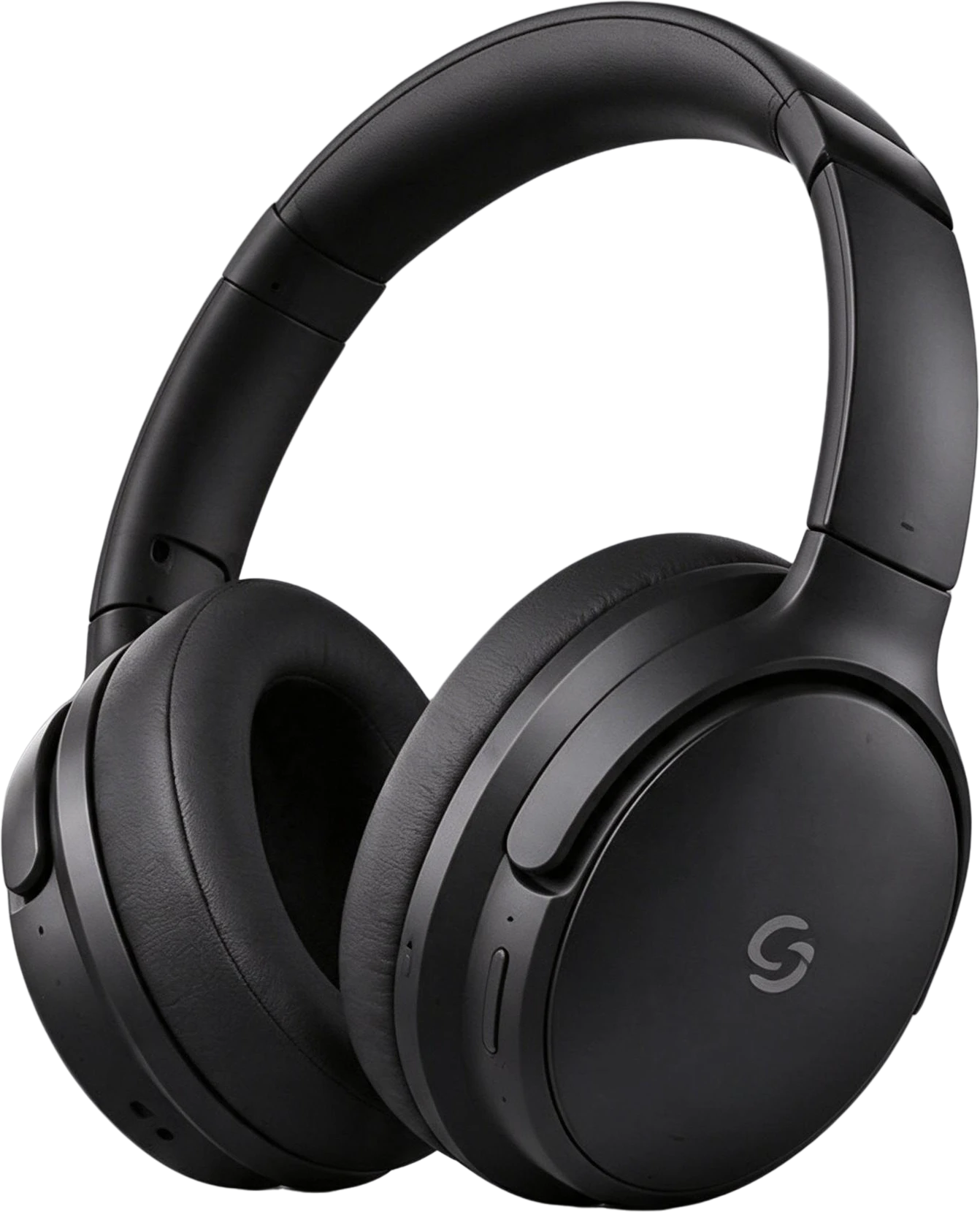 Black Over-Ear Headphones — separated layer